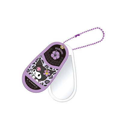 Sanrio｜Sandal-Style Sliding Mirror Keychain/Keyring｜H85 x W42mmapprox.