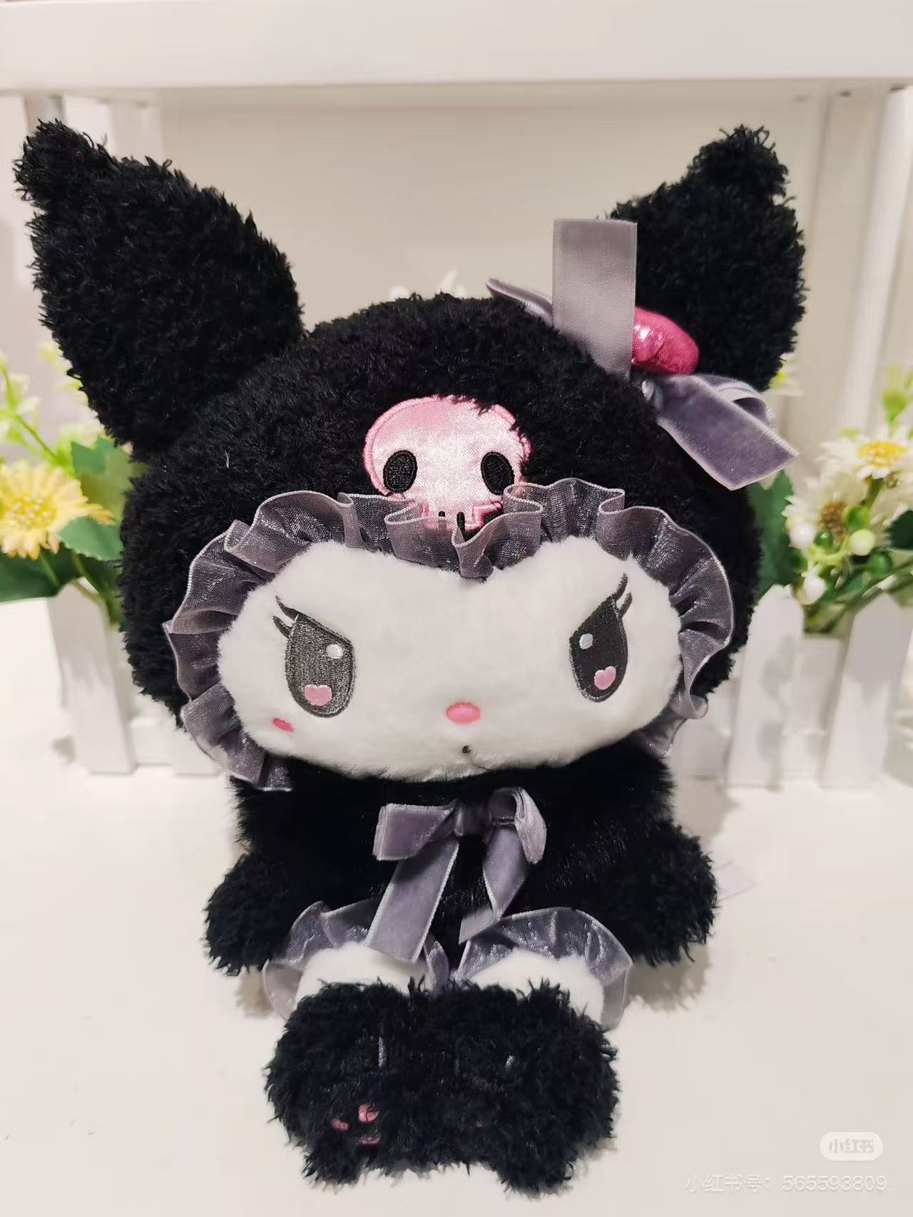 Sanrio｜Kuromi &amp; My Melody : Melousa Romiusa Plush Dolls/Plush Toy｜21×10×25cm approx.