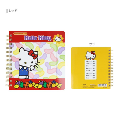 Sanrio｜Square ring notebook with window｜60 pages