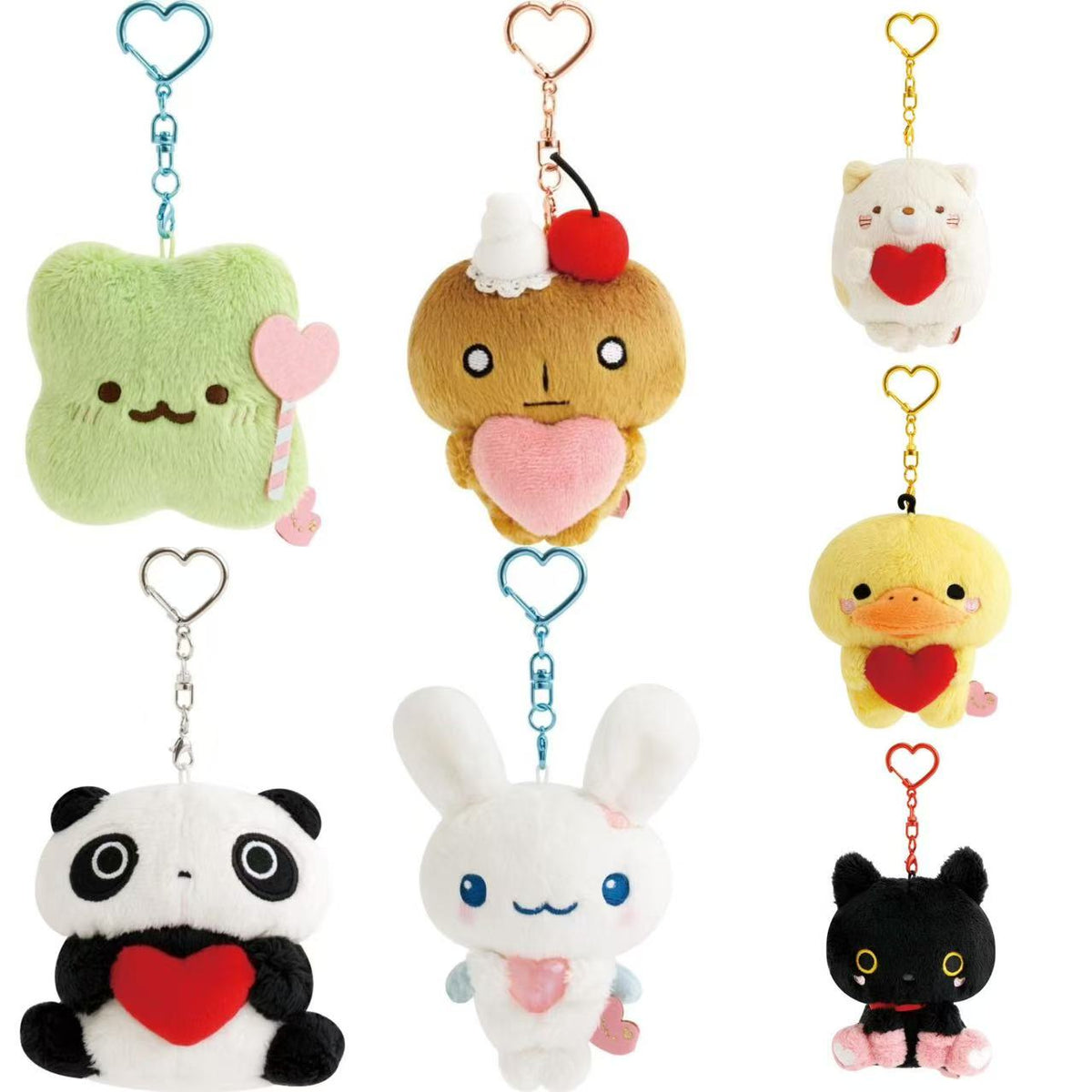 Sanx｜Universe Fairy Heart Mascot Holder /Plush Keychain｜70×70×30mm approx.