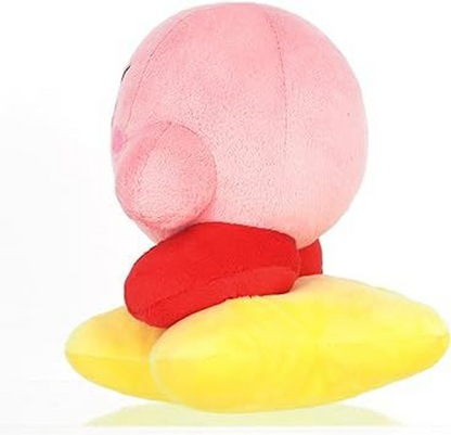 Kirby星之卡比｜San-ei Kirby Warp Star Plush Small超可爱星之卡比踩星星毛绒玩偶/公仔/S号｜约140x140x165mm