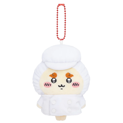 chiikawa｜Restaurant Chef Mascot Holder /Plush Keychain｜120×85×50mm approx.