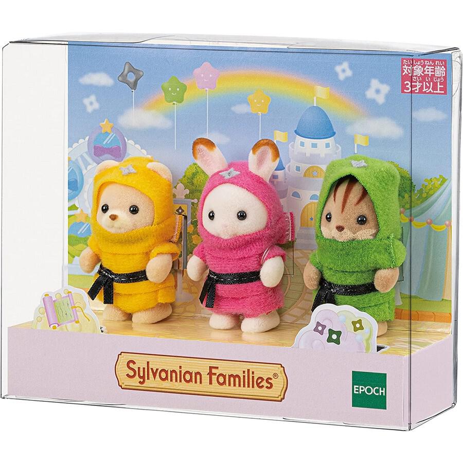 SylvanianFamilies森贝儿家族｜Baby Trio (Ninja)忍者三人组/套组/玩具/过家家