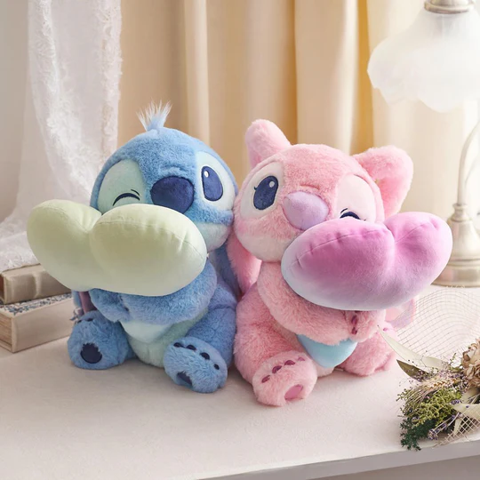 Disney迪士尼｜Plush Gradient Smiling Hug东迪抱渐变爱心系列超治愈坐姿毛绒玩偶/公仔｜ 约32×26×22cm