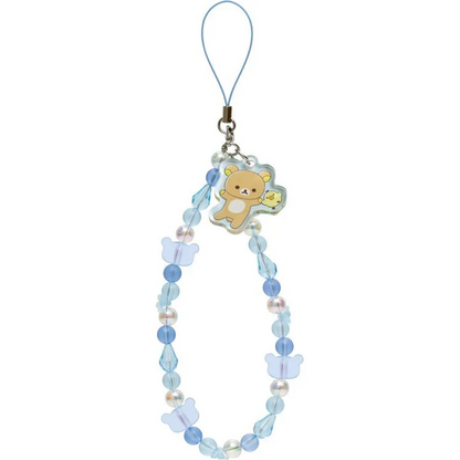 Rilakkuma｜Rainy Day to Sunny Bead Strap with Mascot｜130×55mm approx.