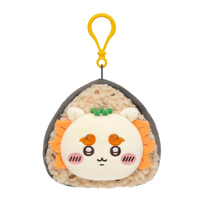 chiikawa｜Onigiri Mascot Holder /Plush Keychain｜H100 x W120 x D90 mm approx.