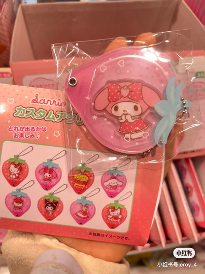Sanrio｜Strawberry Secret Custom Acrylic Charm mystery bag/blind box/All 8 types｜1pcs