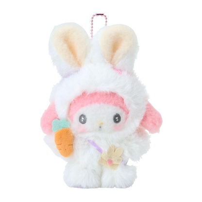 Sanrio｜Puffy Ear Rabbit Club Mascot Holder /Plush Keychain｜11×7×20cm approx.