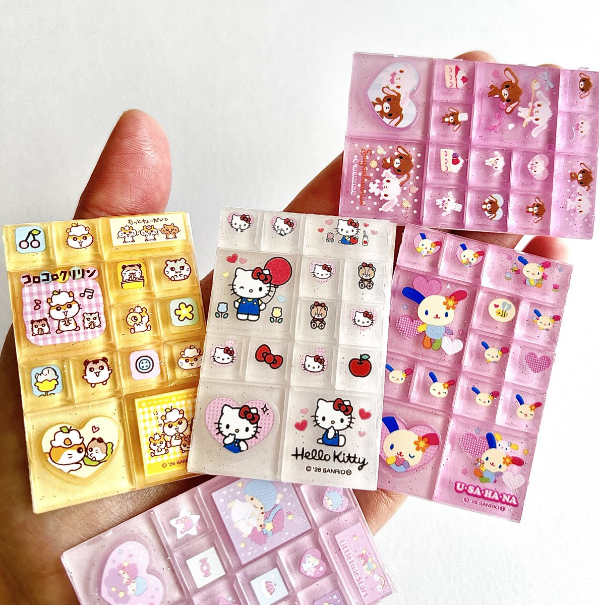 Sanrio｜Mini Tile Stickers mystery bag/blind box/All 10 types｜1pcs
