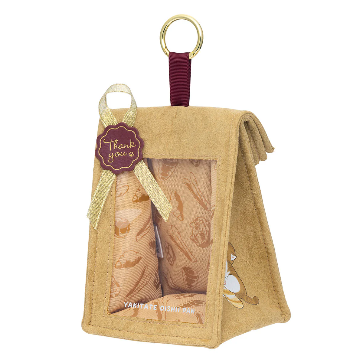 Mofusand｜Mofumofu Bakery Paper Bag-style Window Pouch｜H163×W120×D85mm approx.