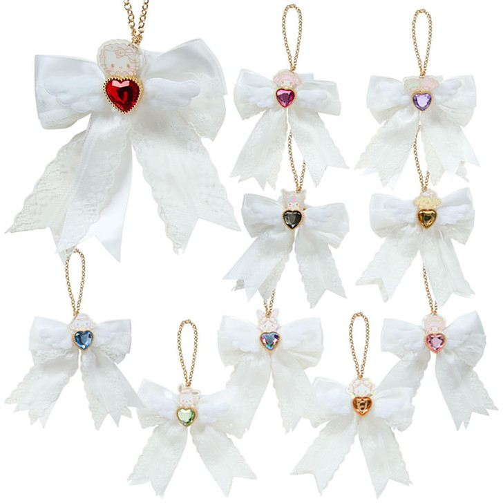 【limit 2】Sanrio｜Enjoy Idol Pure White Angel Ribbon Charm mystery bag/blind box/All 10 types｜1pcs