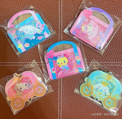 Sanrio三丽鸥｜Secret Custom Acrylic Charm - Prince &amp; Princess Blind Box王子与公主南瓜马车多层亚克力挂件盲盒/全8种｜1枚入