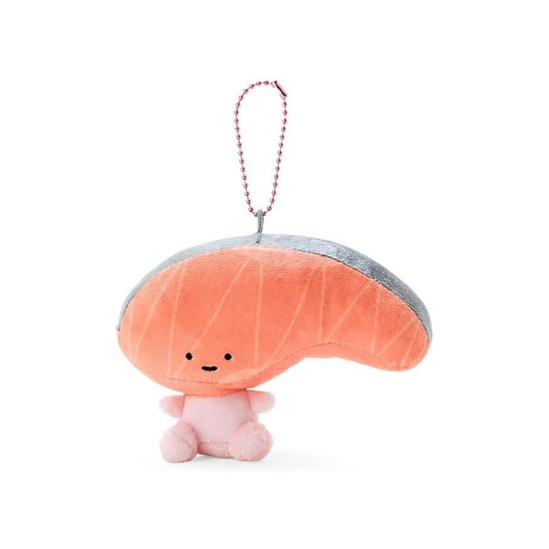 Sanrio三丽鸥｜ Mascot Holder - Kirimi-chan三文鱼切片毛绒挂件/包挂｜約13.2 x 9.5 x 4.5cm