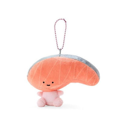 Sanrio三丽鸥｜ Mascot Holder - Kirimi-chan三文鱼切片毛绒挂件/包挂｜約13.2 x 9.5 x 4.5cm
