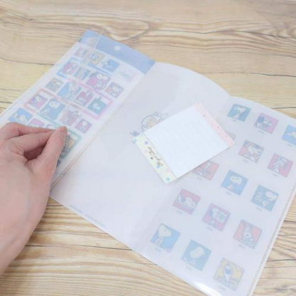Snoopy｜Peanuts Picture Book Ticket File Holder｜108×210×5mm approx.