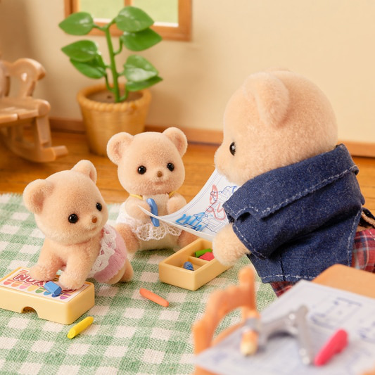 SylvanianFamilies｜ Biscuit Bear Twins Doll