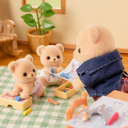 SylvanianFamilies｜ Biscuit Bear Twins Doll