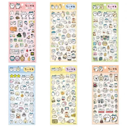 Chiikawa｜Clear Seal Sticker - Friends｜90×175mm approx.