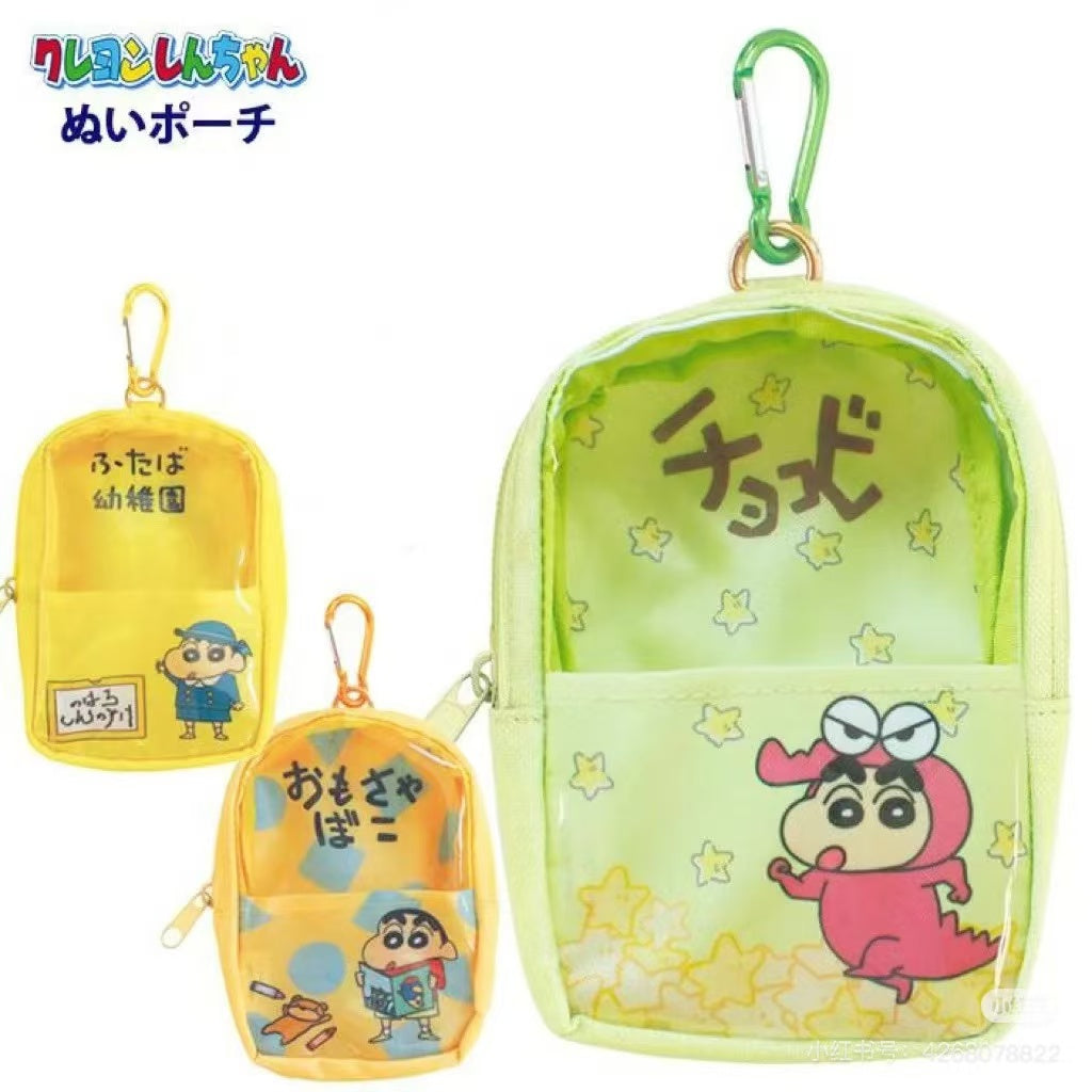 Crayon shin-chan｜Backpack Shaped Pouch｜ 5.1 x 10.1 x 15.1cm approx.