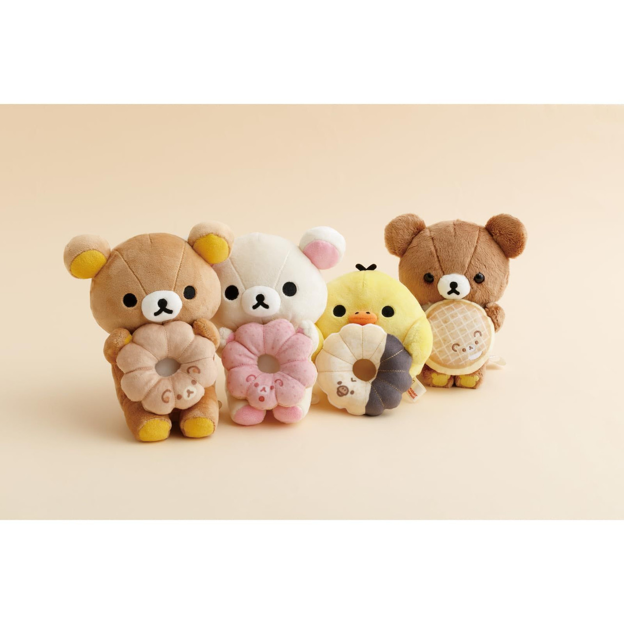 Rilakkuma｜Mister Donut Standing Plush Dolls/Plush Toy｜ 150×140×110mm approx.