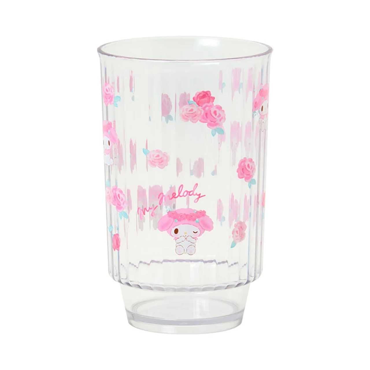 Sanrio｜Watercolor Flower Clear Tumbler (L)｜520ml