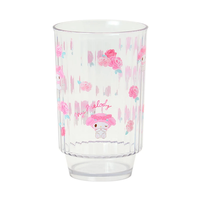 Sanrio｜Watercolor Flower Clear Tumbler (L)｜520ml