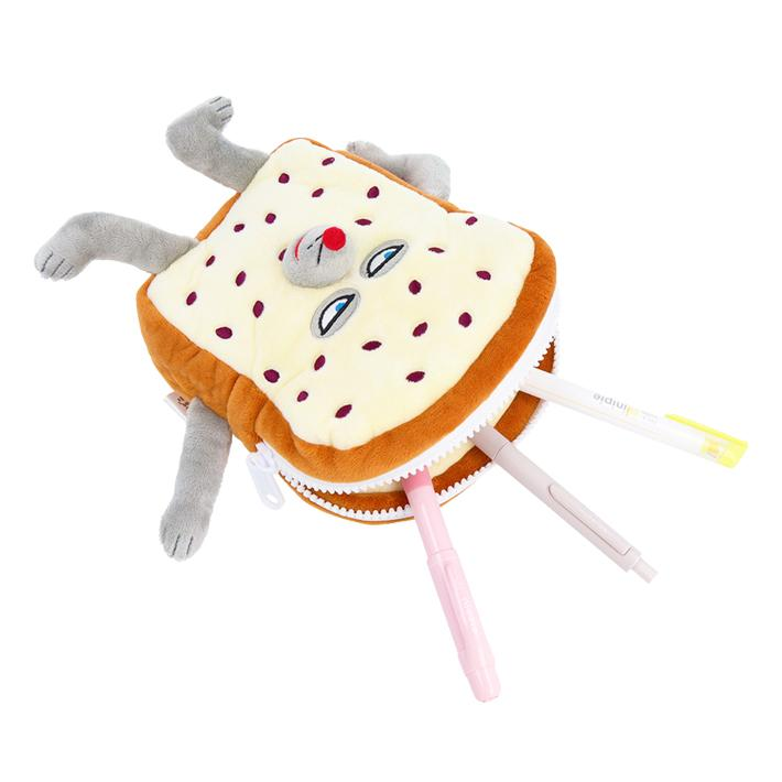 hobonichi｜Bread Thief 2 Patterns Reversible Pen case/ Pouch｜W165 x H175 x D40mm Approx.