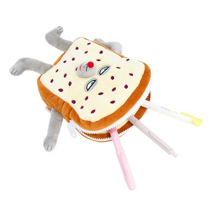 hobonichi｜Bread Thief 2 Patterns Reversible Pen case/ Pouch｜W165 x H175 x D40mm Approx.