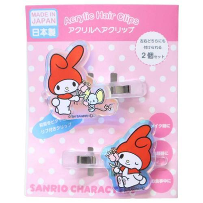 Sanrio｜Aurora Acrylic Hair Clip Set｜40×40mm approx.