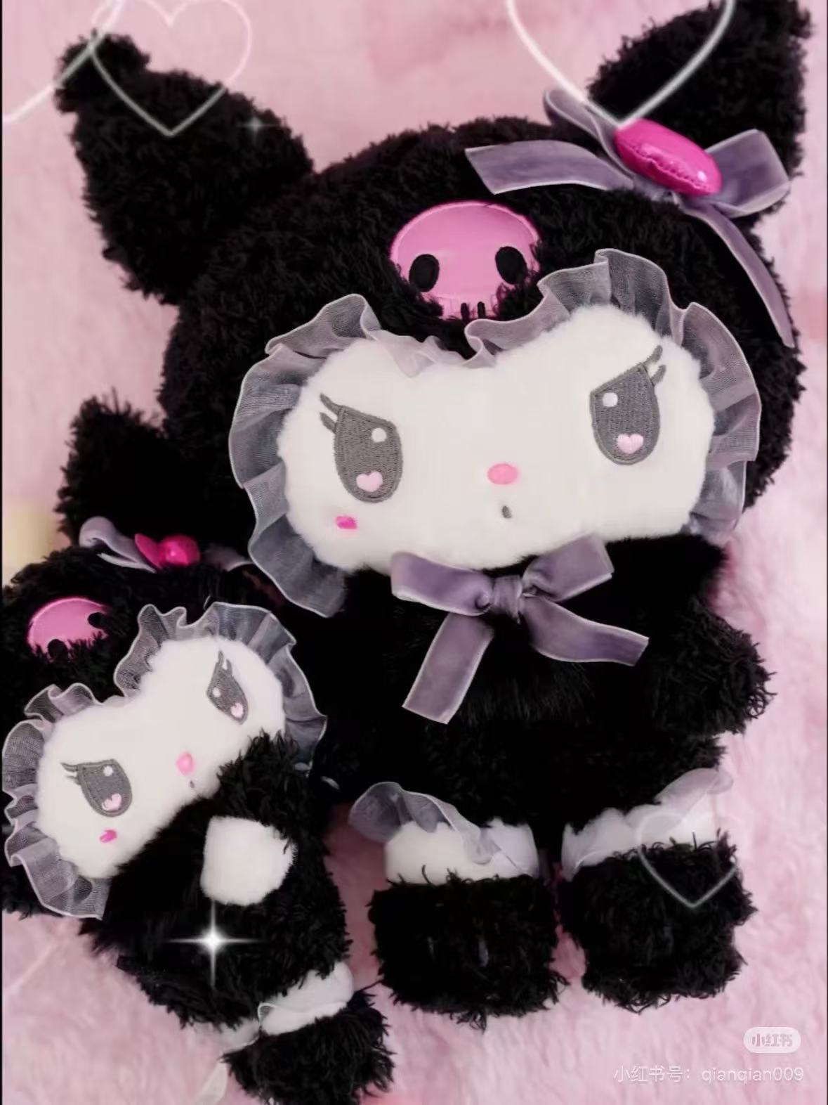 Sanrio｜Kuromi &amp; My Melody : Melousa Romiusa Plush Dolls/Plush Toy｜21×10×25cm approx.
