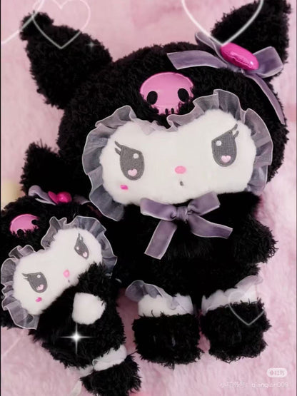 Sanrio｜Kuromi &amp; My Melody : Melousa Romiusa Plush Dolls/Plush Toy｜21×10×25cm approx.