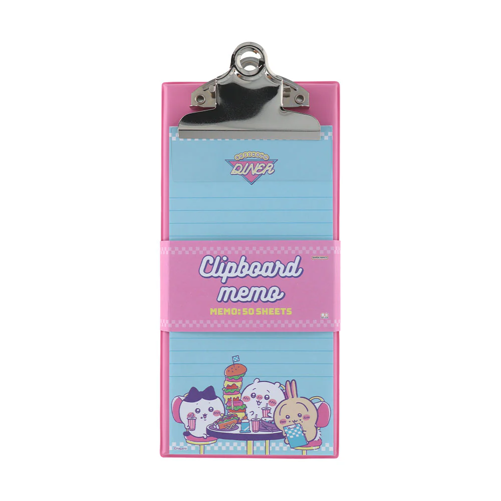 chiikawa｜DINER Mini Clipboard Memo｜50 sheets