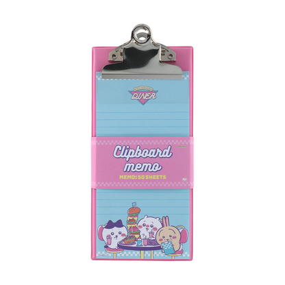 chiikawa｜DINER Mini Clipboard Memo｜50 sheets