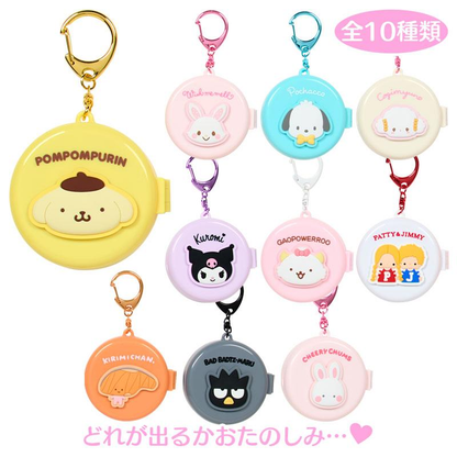 Sanrio｜Character Grand Prix 1st Edition Compact Brush with Secret Mirror（yellow）mystery bag/blind box/All 10 types｜1pcs