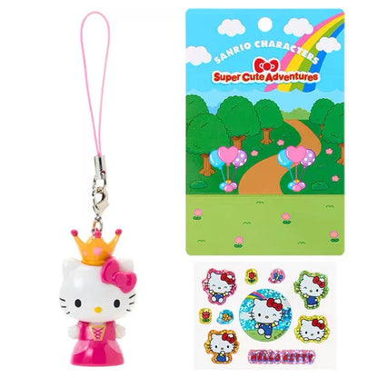 Sanrio｜Supercute Adventures My Dream Smartphone Strap &amp; Sticker Set｜3.3×2.3×4cm approx.