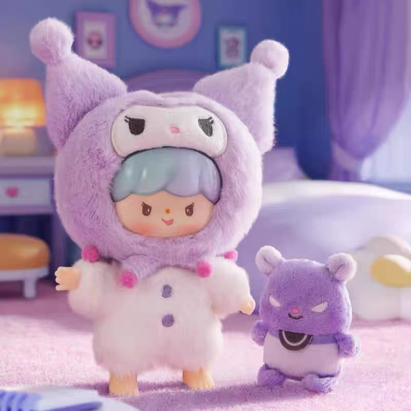 FINDING UNICORN zzoton Sanrio Characters Love League Buddies Series Vinyl Plush keychain Blind Box