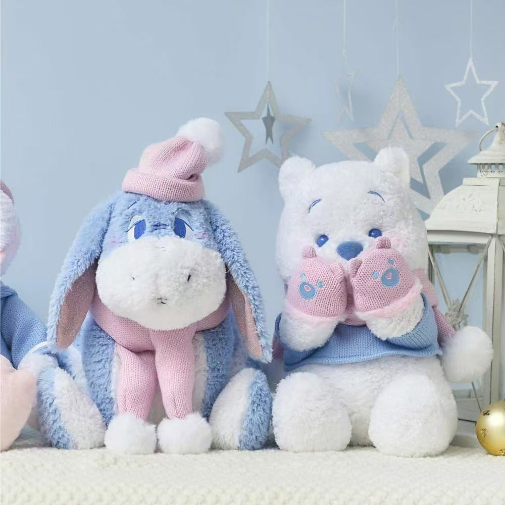Disney｜Winter Shiny Color Pink Blue Plush Dolls/Plush Toy｜30×27×22.5cm approx.