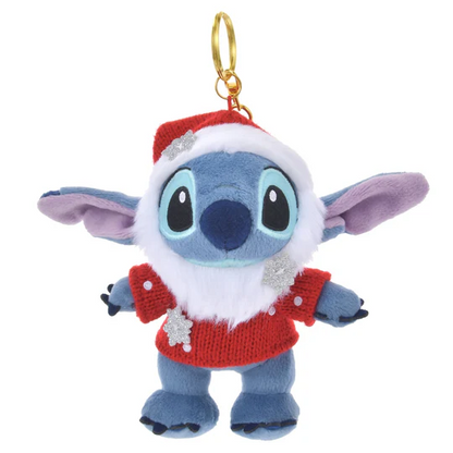Disney迪士尼｜Plush Keychain Disney Store Japan Christmas 2024东迪冬日圣诞限定系列可爱角色毛绒玩偶挂件/包挂/圣诞树装饰｜约H13.5×W16.5×D9cm