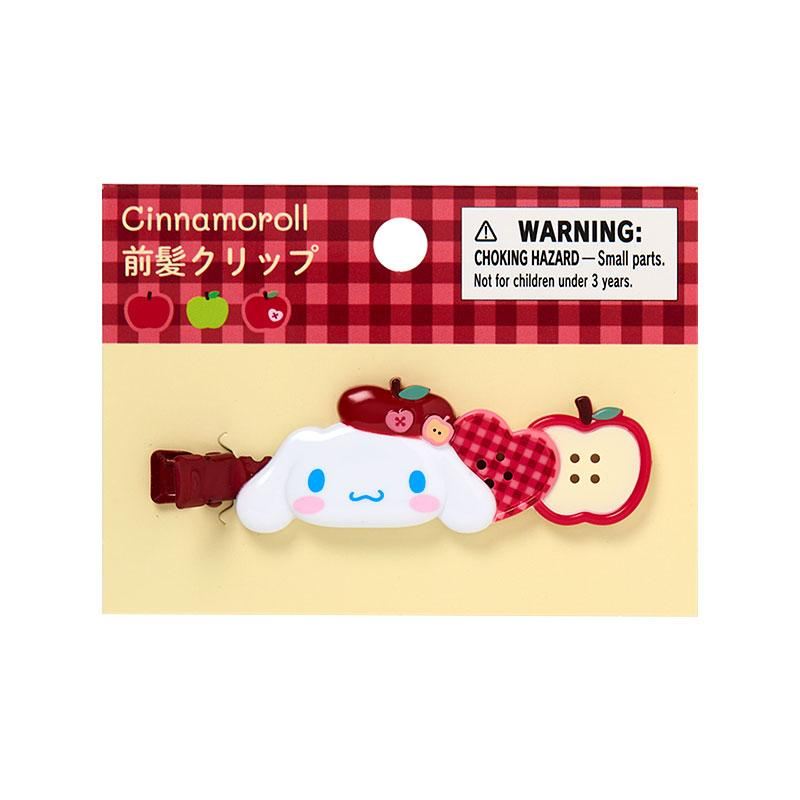 Sanrio｜Autumn Apple Gingham Red Hair Clip｜7×1.2×2.5cm approx.