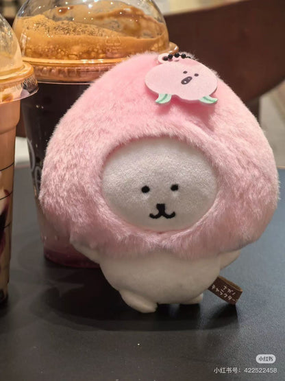 【limit 1】Nagano｜Characters Dance with peaches Mascot Holder /Plush Keychain｜H115×W105×D80mm approx.