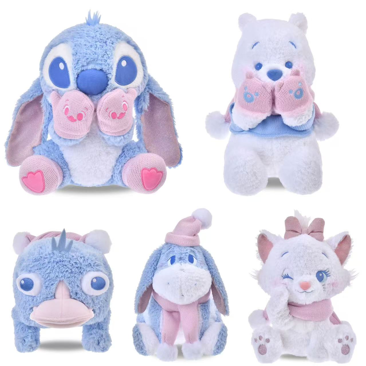Disney｜Winter Shiny Color Pink Blue Plush Dolls/Plush Toy｜30×27×22.5cm approx.
