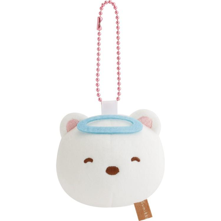 Sumikko gurashi｜Plush Face Mini Mirror Keychain ｜60 x 70 x 35mm approx.