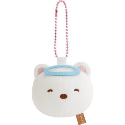 Sumikko gurashi｜Plush Face Mini Mirror Keychain ｜60 x 70 x 35mm approx.