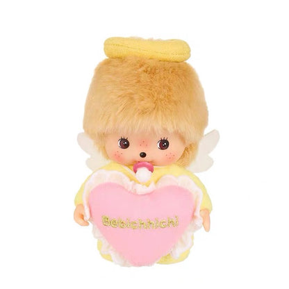 【limit 1】Monchhichi｜Love Happy Angel Bebichhichi Plush Doll｜ S/16 x 10 x 7cm approx.