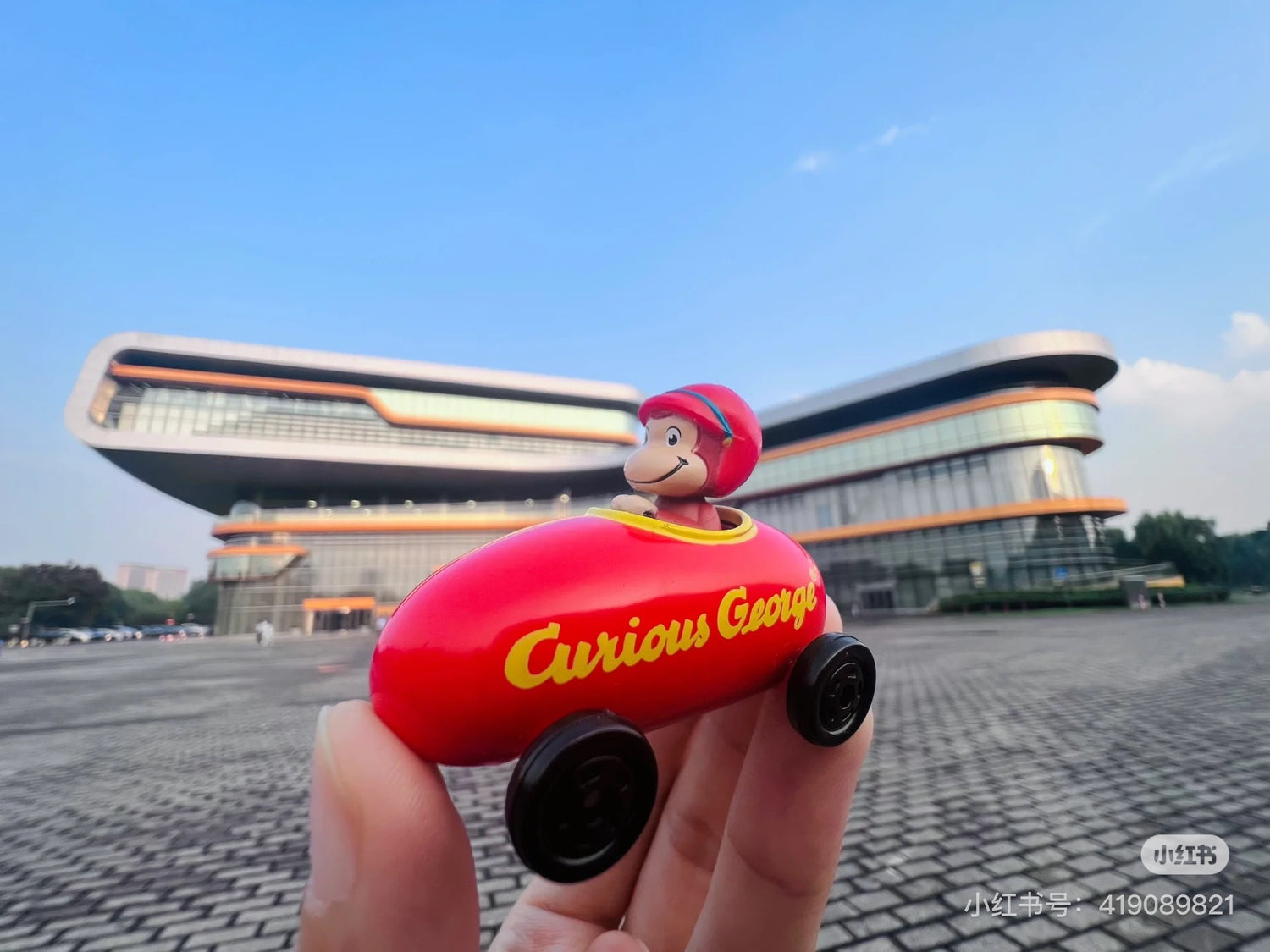Tomica｜Dream Tomica 好奇猴乔治汽车/玩具车/摆件｜约W78×H41×D39mm