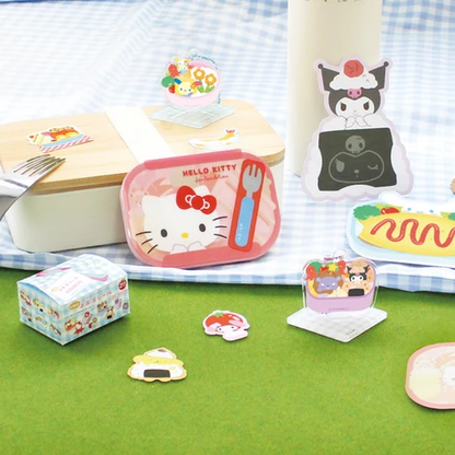 Sanrio｜Characters Secret Lunchbox Stickers: Fun Picnic mystery bag/blind box/All 12 types｜1pcs