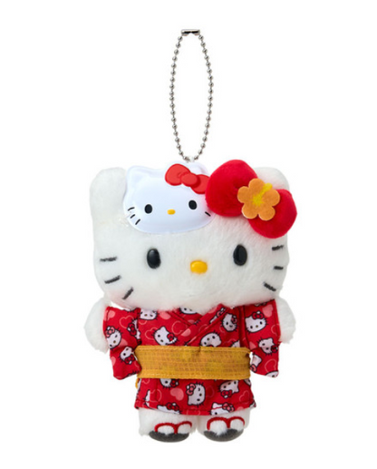 【limit 1】Sanrio｜Summer Festival Mascot Holder /Plush Keychain｜10×6.5×14cm approx.