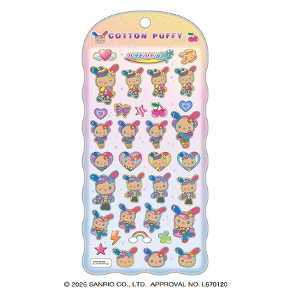 Sanrio｜Pop Gal Cotton Puffy Stickers｜170x85x7mm approx.