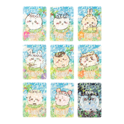 chiikawa｜Movie Chiikawa Trading Seaside Sparkling Clear Cards mystery bag/blind box/All 9 types｜1pcs