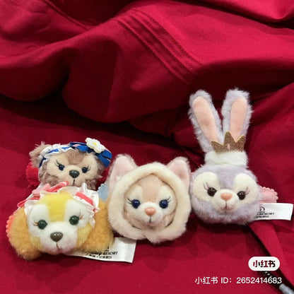 Disney SH｜可爱四宝大脸玩偶发夹｜女生4枚组